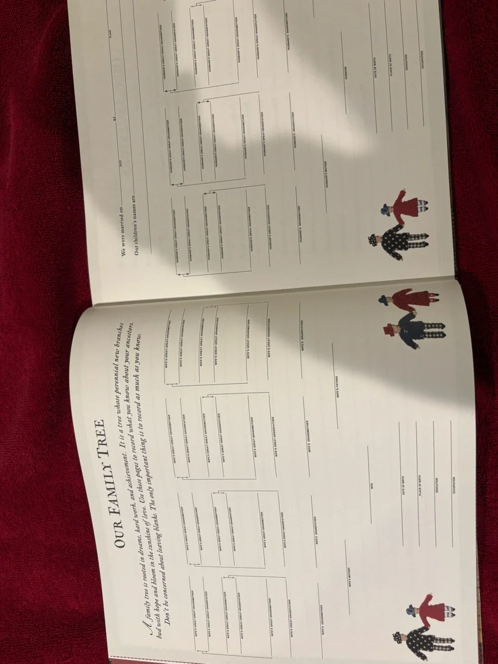 Family Genealogy Book by Hallmark